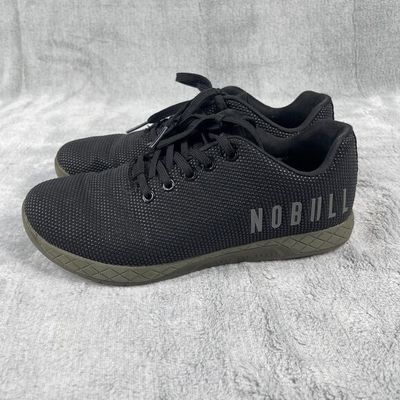 Nobull Unisex Black Gray Trainers Super Fabric Shoes Mens Sz 8 Womens 9.5 main image 8